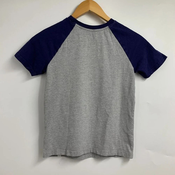 Tommy Bahama Boys Tiger Cap Baseball Short Sleeve Cotton Shirt Size M 7/8 - Picture 2 of 12